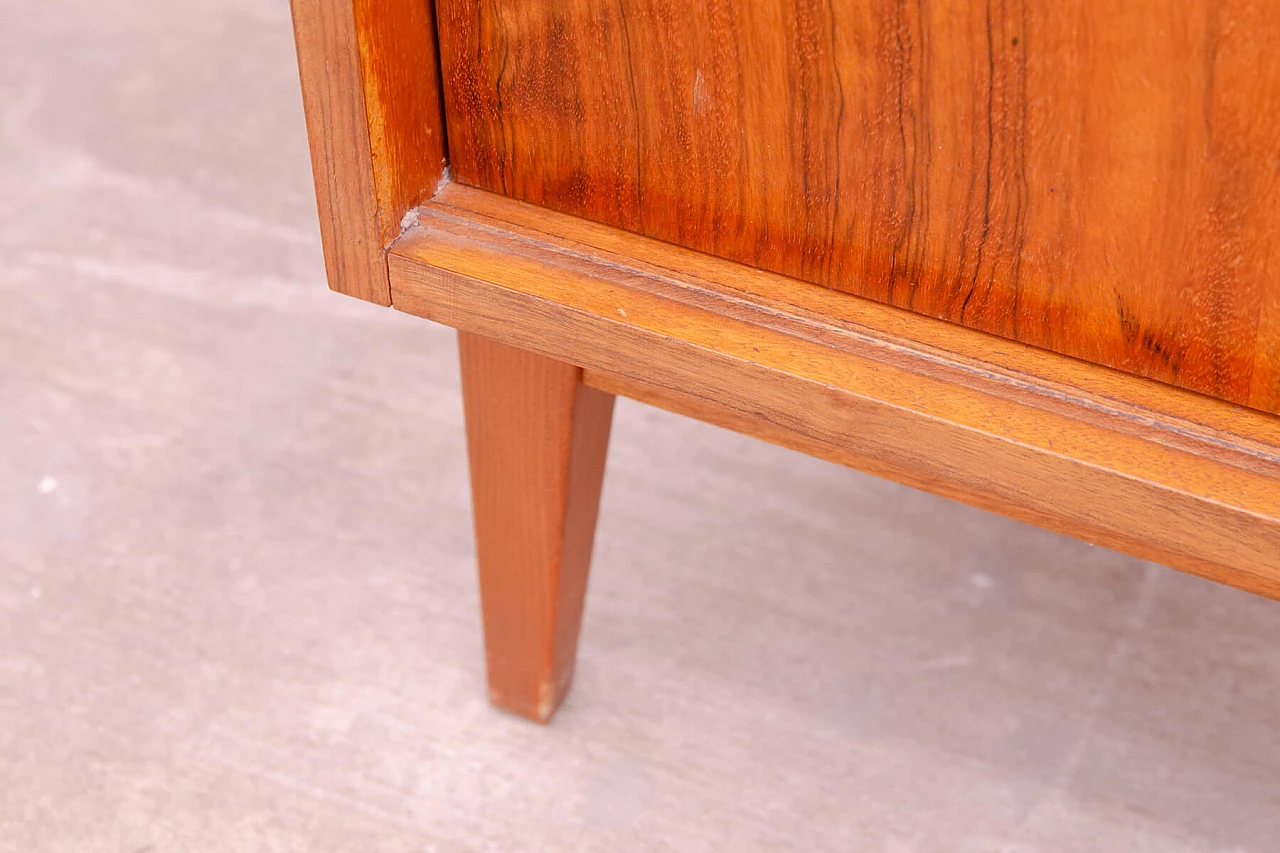 Walnut sideboard by Sedláček and Vyčítal for Dřevotvar, 1960s 11