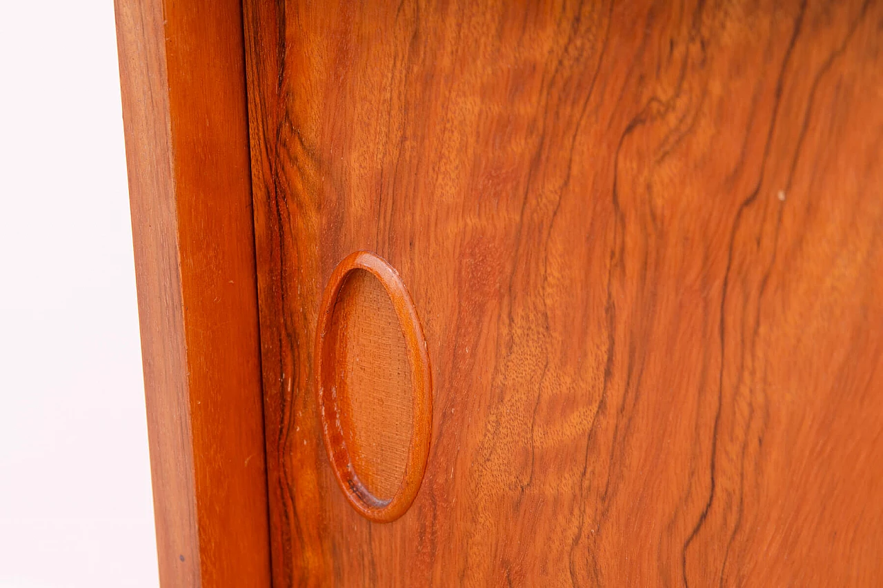 Walnut sideboard by Sedláček and Vyčítal for Dřevotvar, 1960s 12
