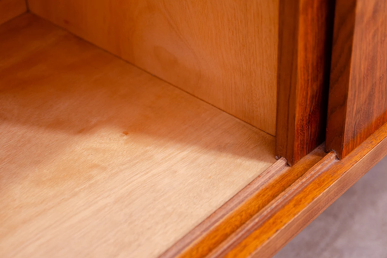 Walnut sideboard by Sedláček and Vyčítal for Dřevotvar, 1960s 14