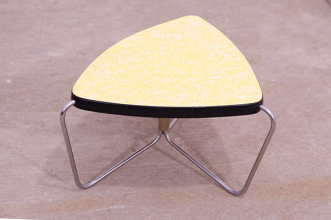 Chromed metal and formica plant stool by Kovona, 1960s 2