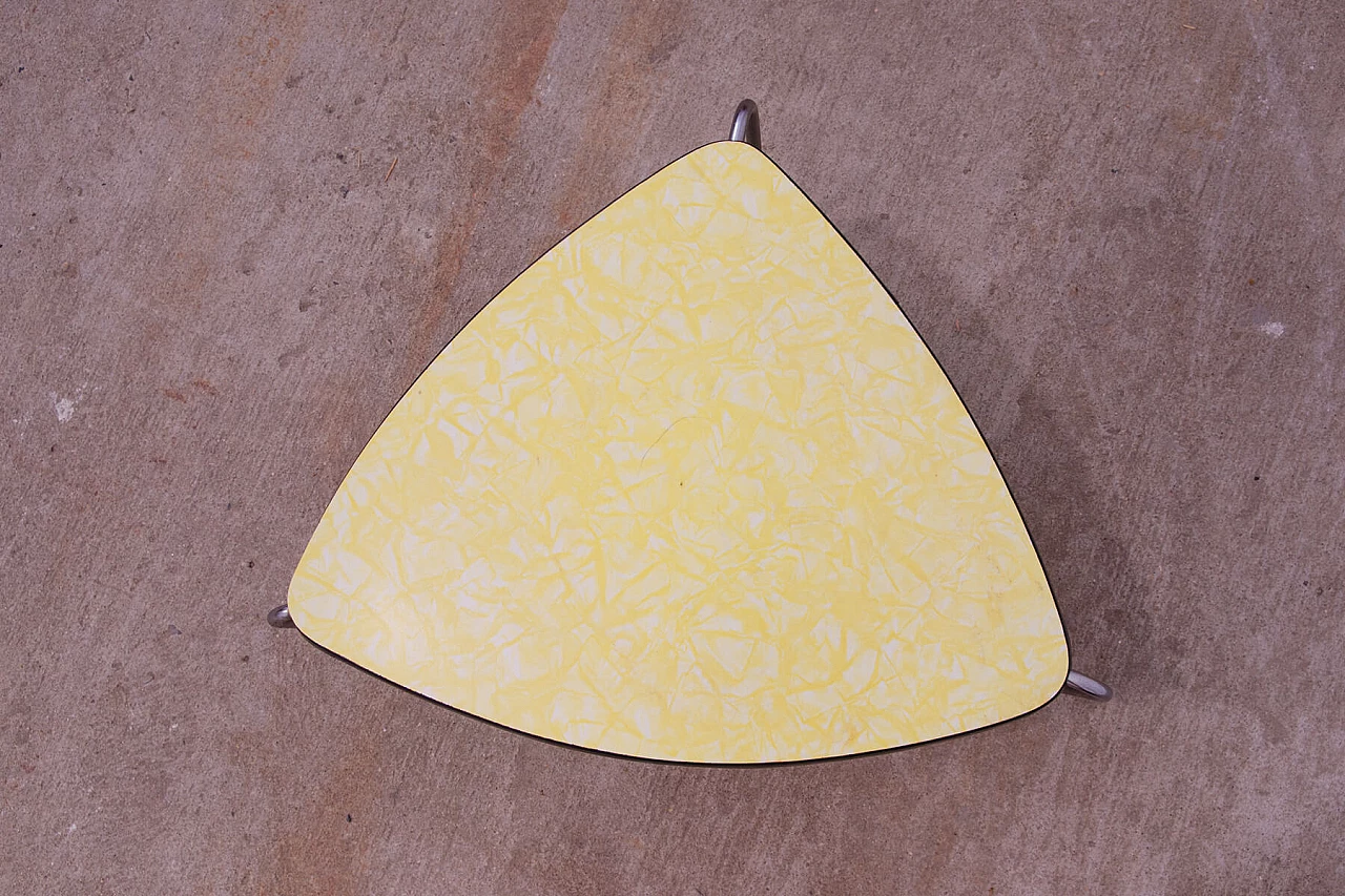 Chromed metal and formica plant stool by Kovona, 1960s 9