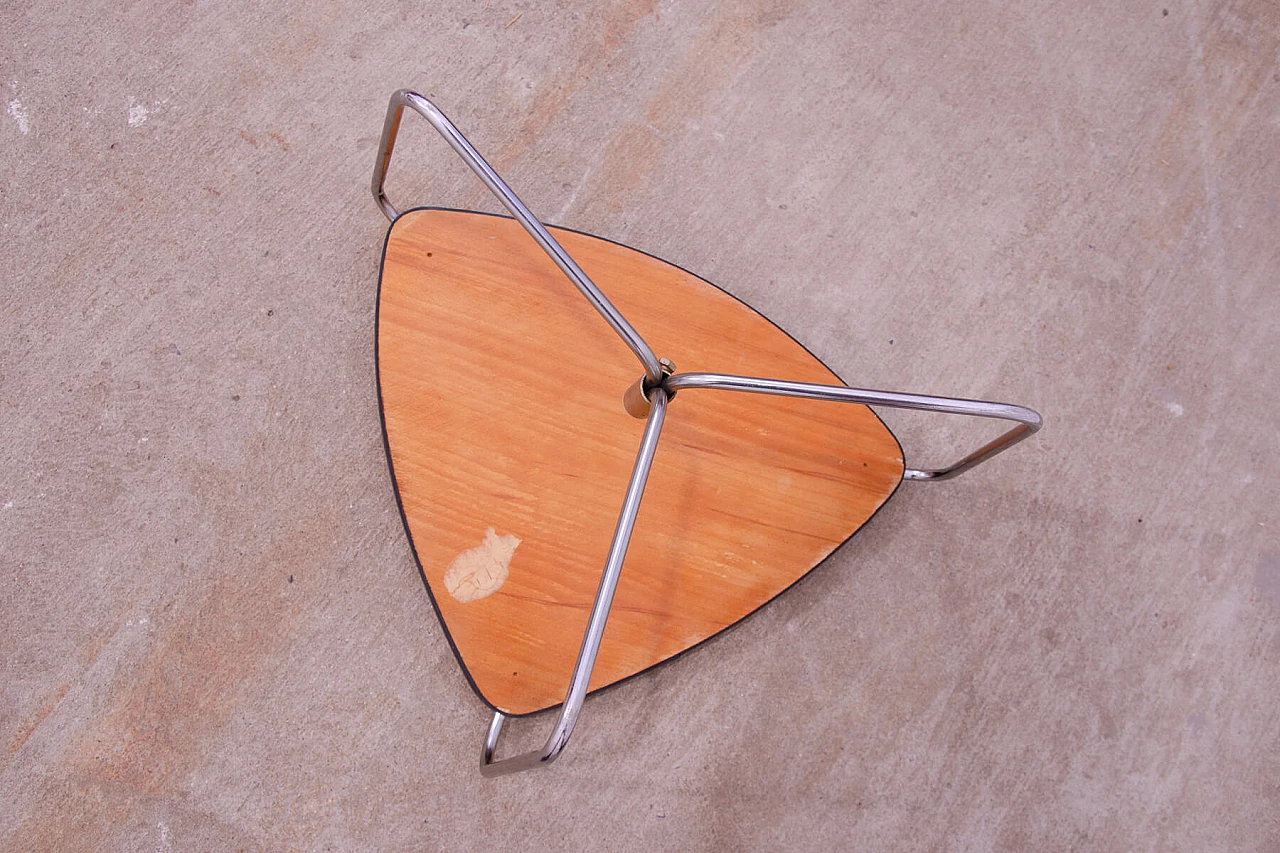 Chromed metal and formica plant stool by Kovona, 1960s 10