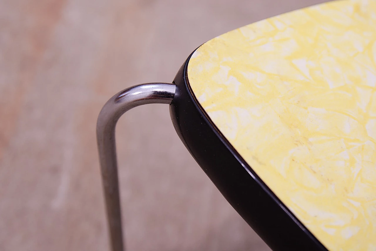 Chromed metal and formica plant stool by Kovona, 1960s 11