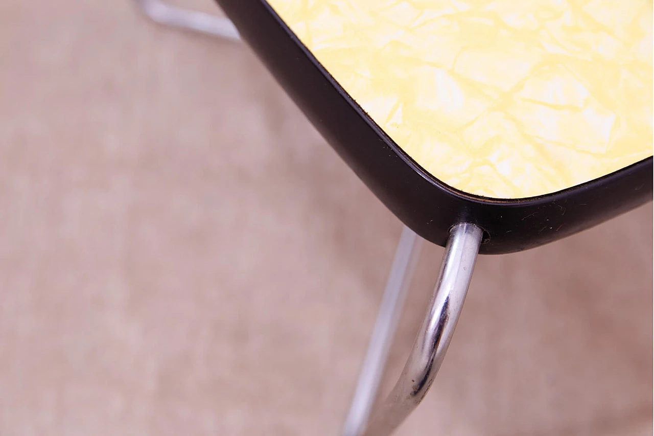 Chromed metal and formica plant stool by Kovona, 1960s 13