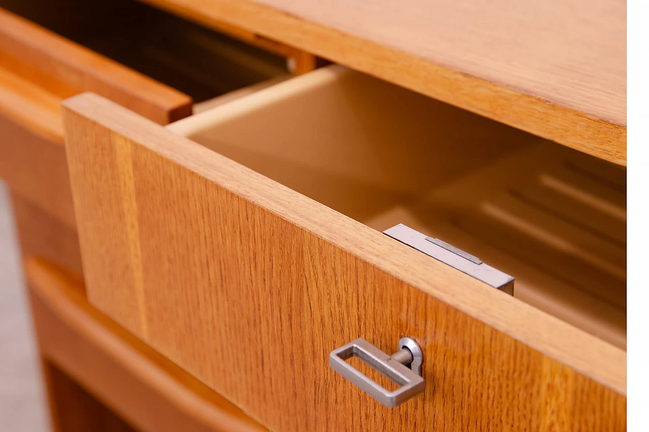 Scrivania cecoslovacca in faggio, anni '70 11