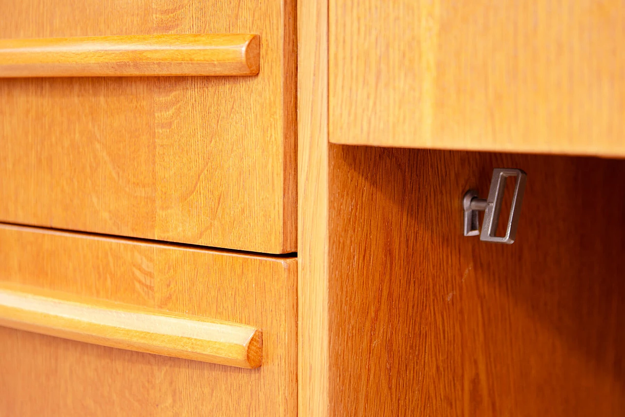 Scrivania cecoslovacca in faggio, anni '70 12