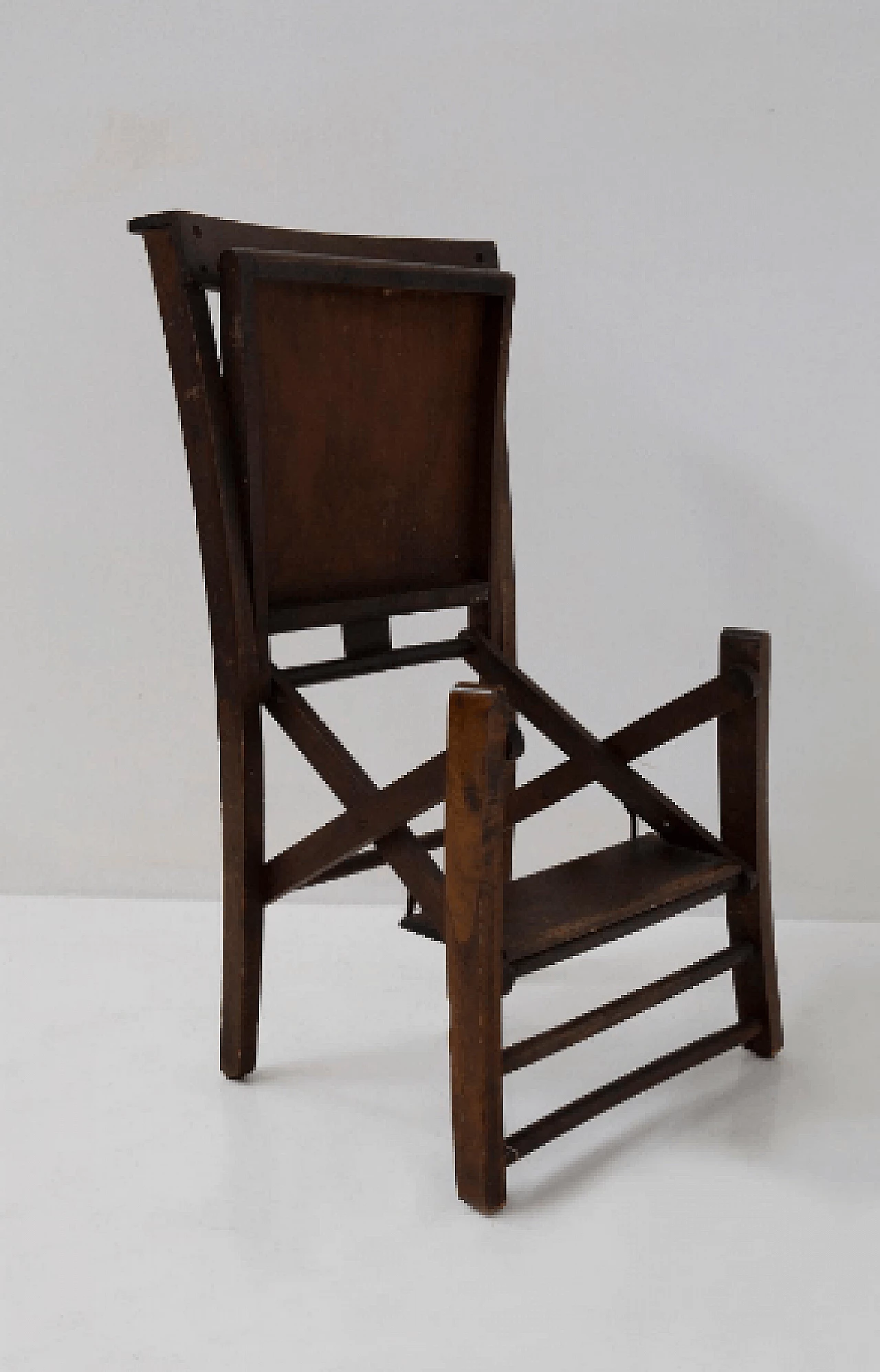 4 Ecclesiastical chairs with kneeling-stool by Caloi, 1930s 10