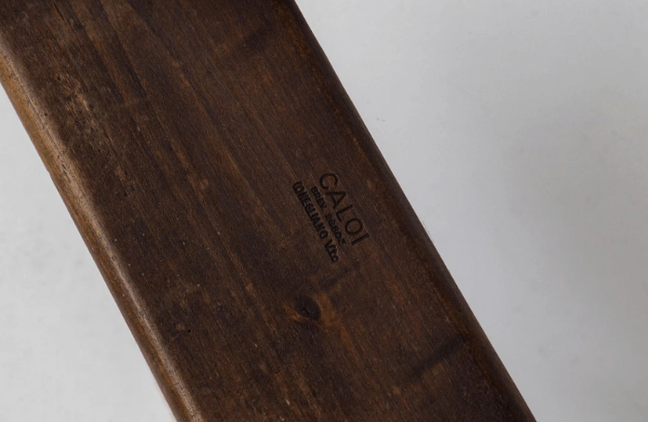 4 Ecclesiastical chairs with kneeling-stool by Caloi, 1930s 15