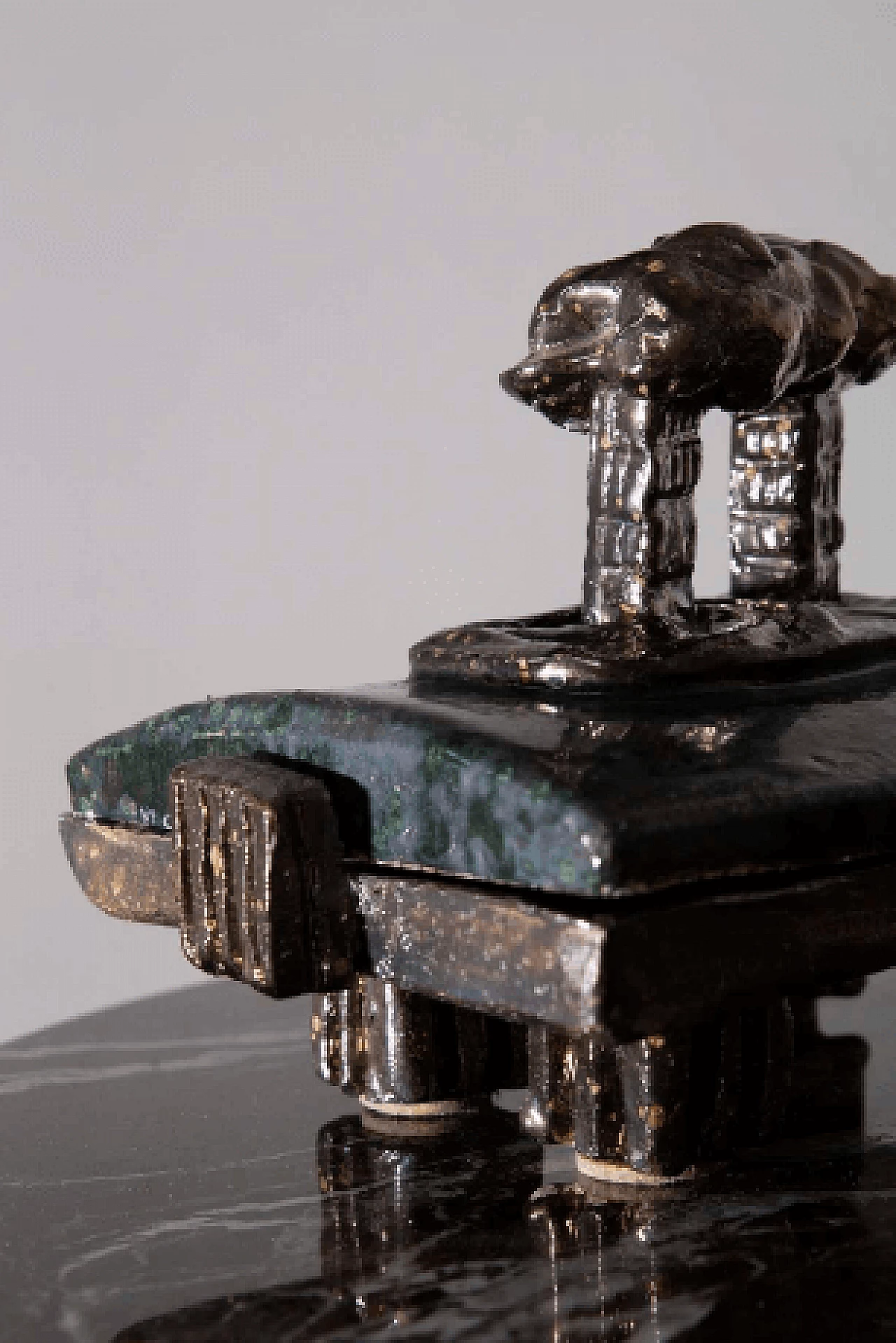 Painted ceramic jewelry box, 1970s 3