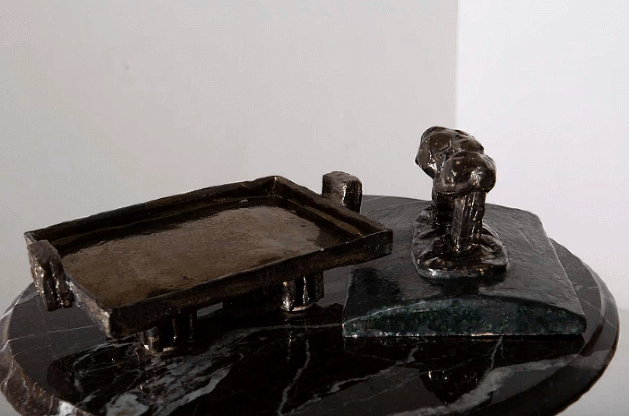 Painted ceramic jewelry box, 1970s 6