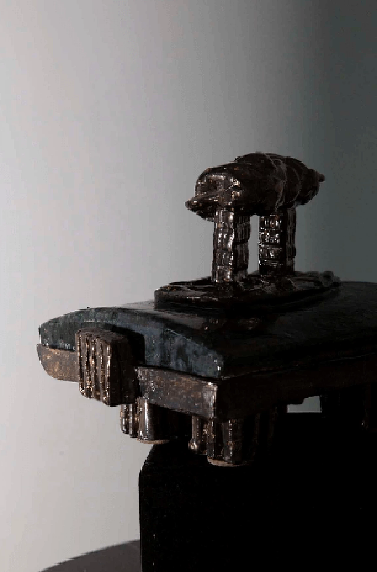 Painted ceramic jewelry box, 1970s 7