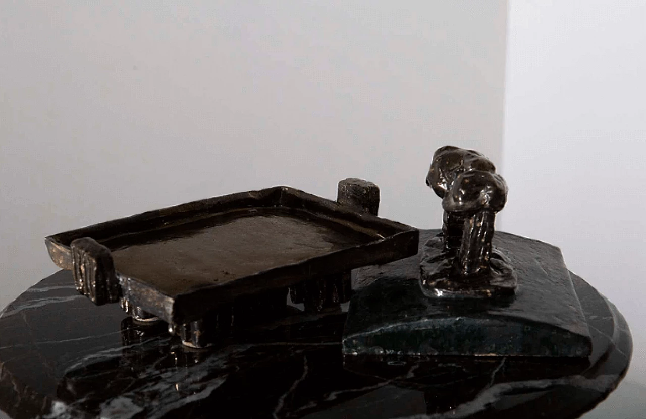 Painted ceramic jewelry box, 1970s 8