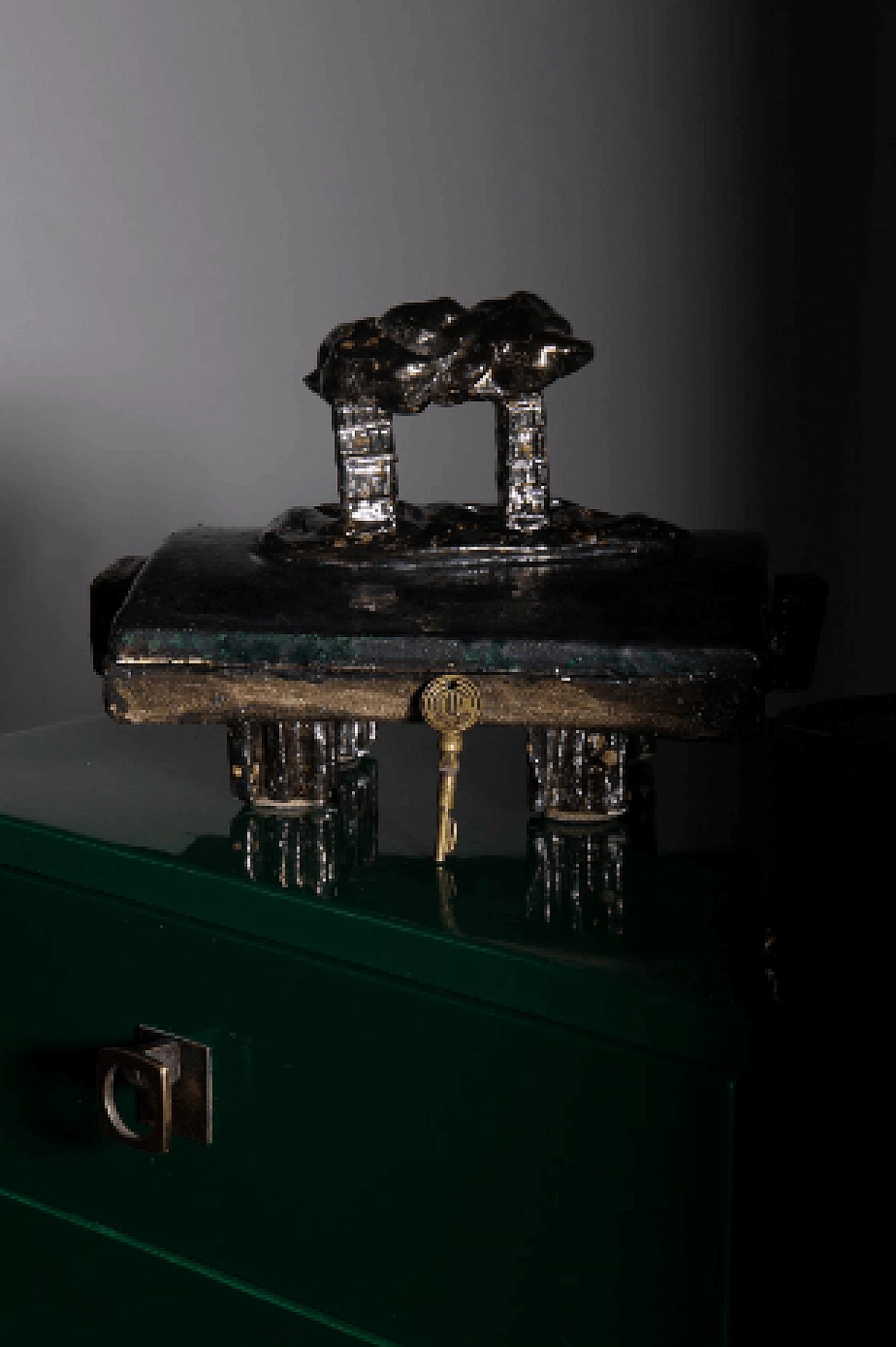 Painted ceramic jewelry box, 1970s 15