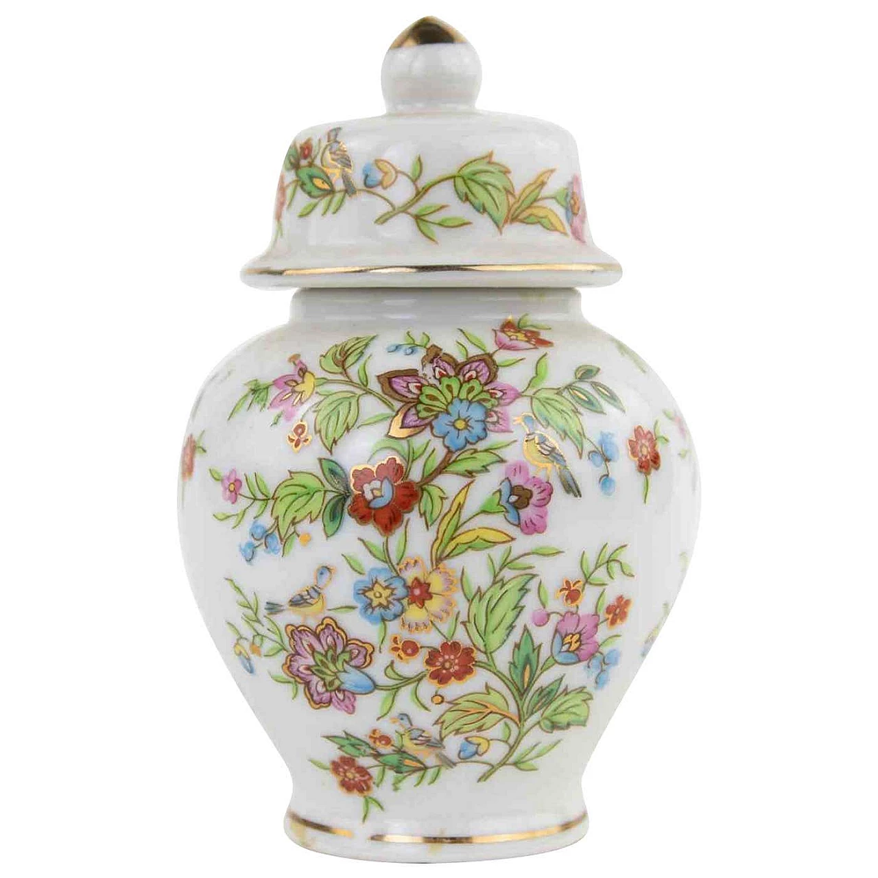 Vaso Kutani in ceramica giapponese, anni '90 1