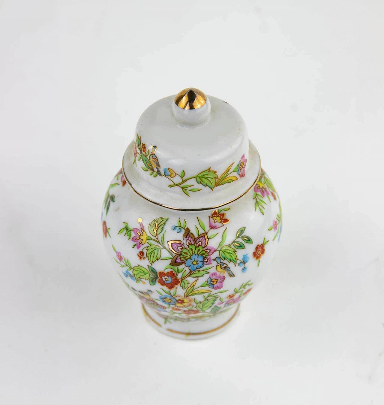 Vaso Kutani in ceramica giapponese, anni '90 3