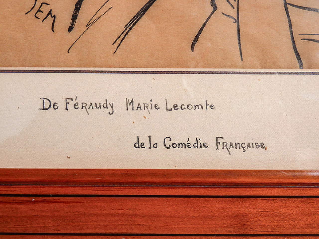 Georges Goursat SEM, M. de Féraudy et M. Leconte, disegno su carta, inizio '900 6