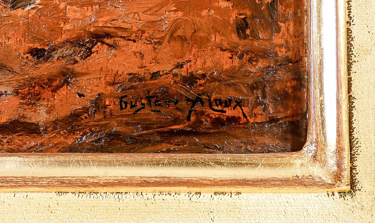 Gustave Alaux, Incontro fra Pizarro e il sovrano Inca Atahualpa, olio su tavola, inizio '900 8