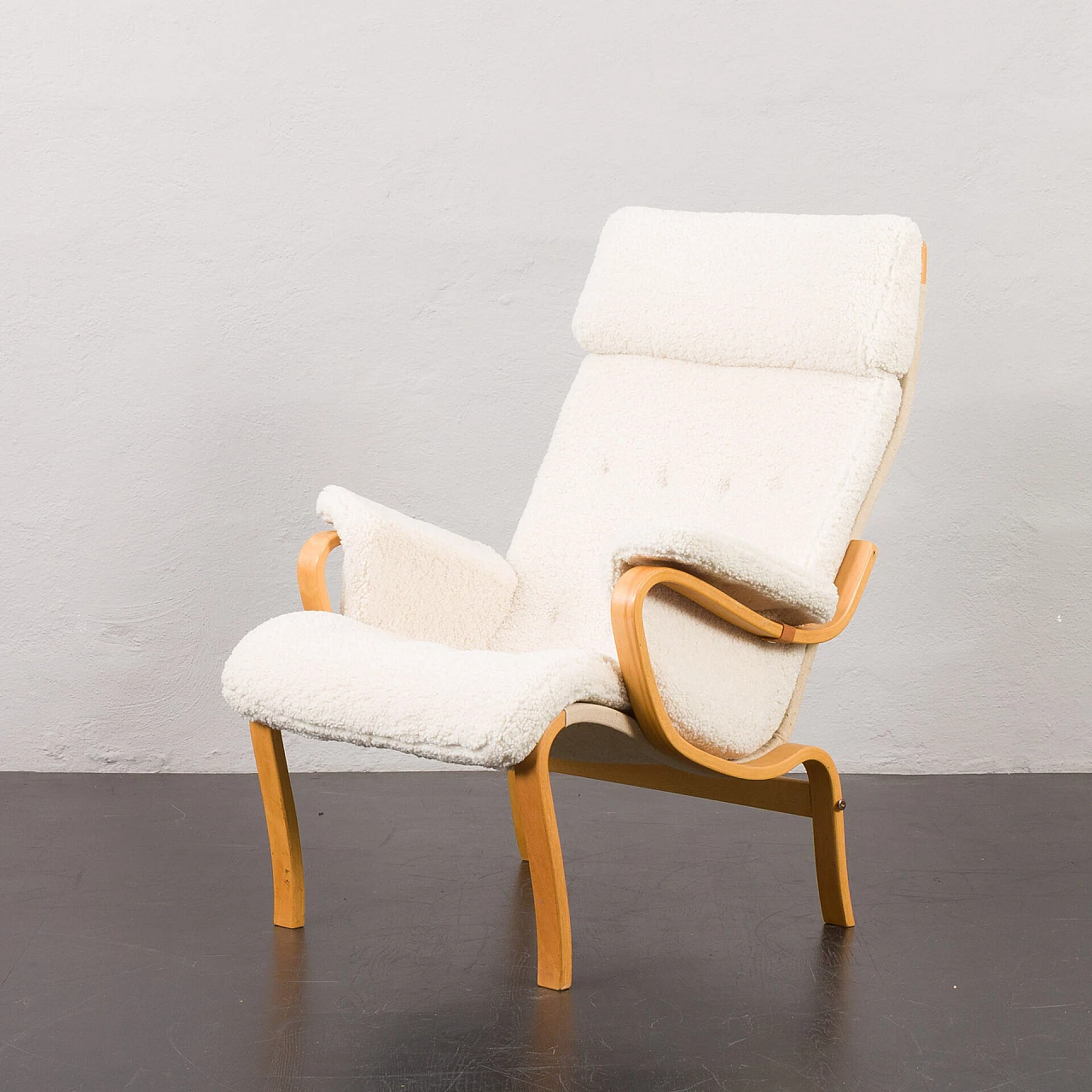 Danish armchair in the style of Bruno Mathsson, 1970s 2