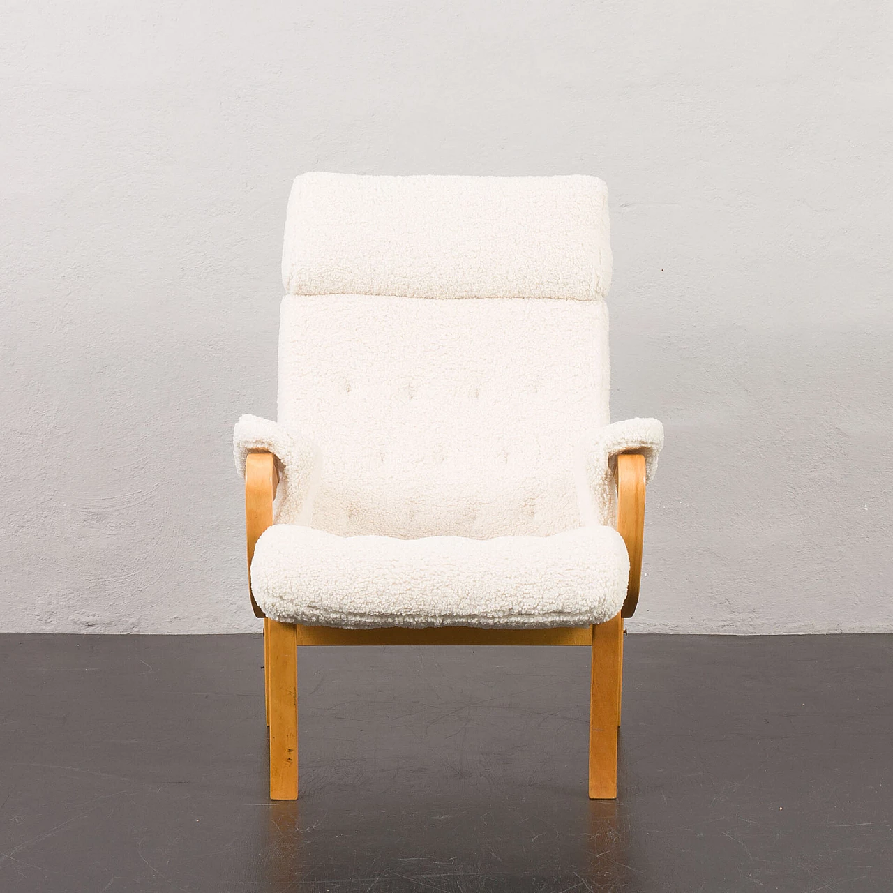 Danish armchair in the style of Bruno Mathsson, 1970s 3