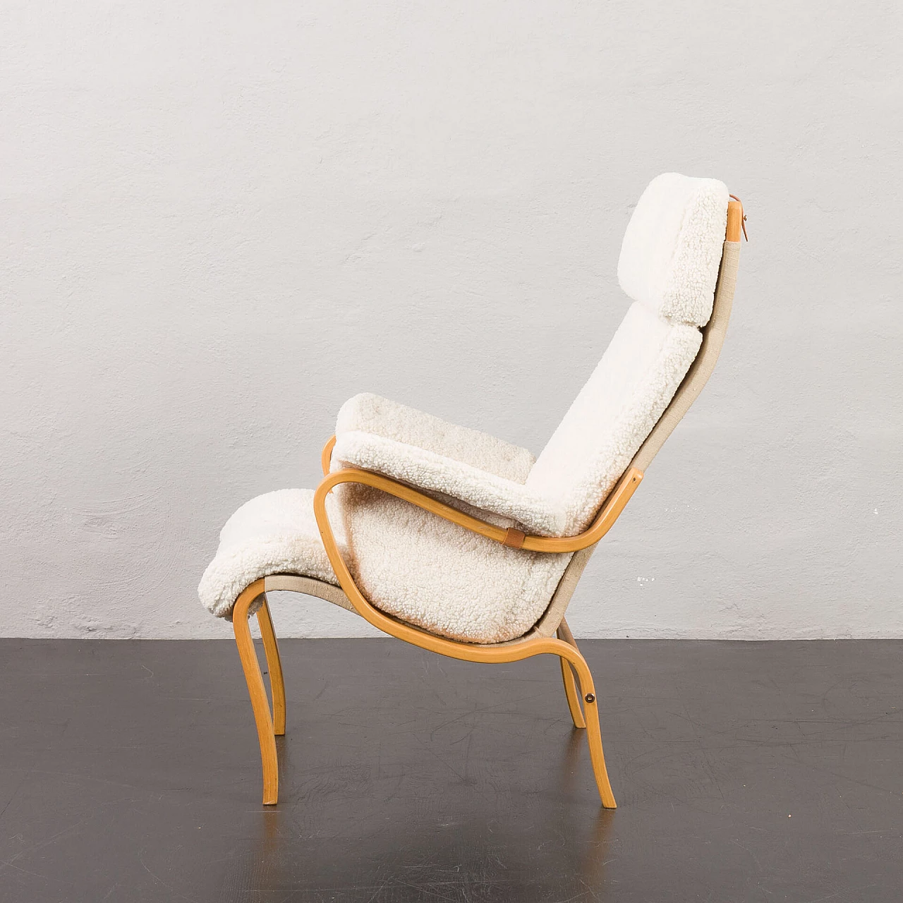 Danish armchair in the style of Bruno Mathsson, 1970s 4