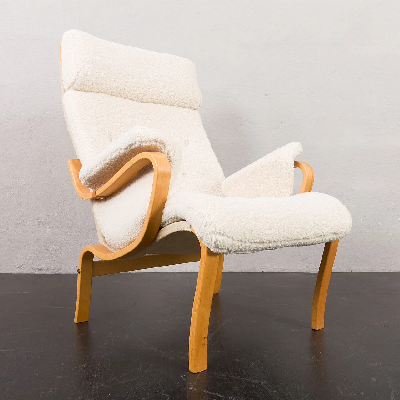 Danish armchair in the style of Bruno Mathsson, 1970s 9