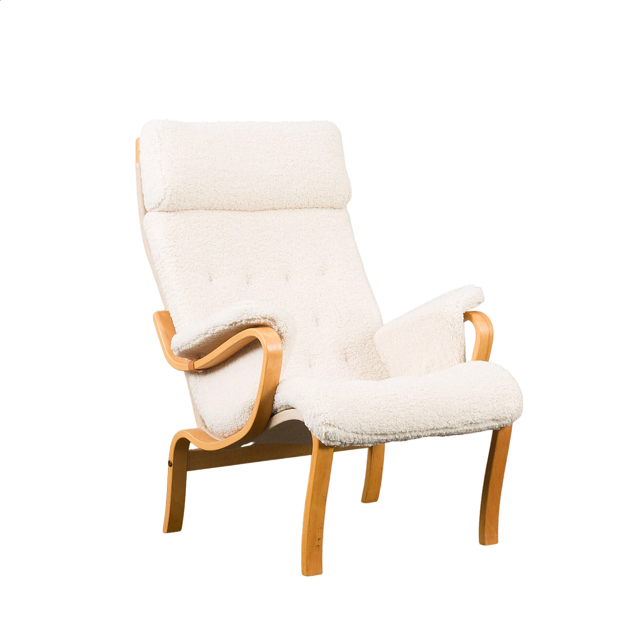 Danish armchair in the style of Bruno Mathsson, 1970s 14