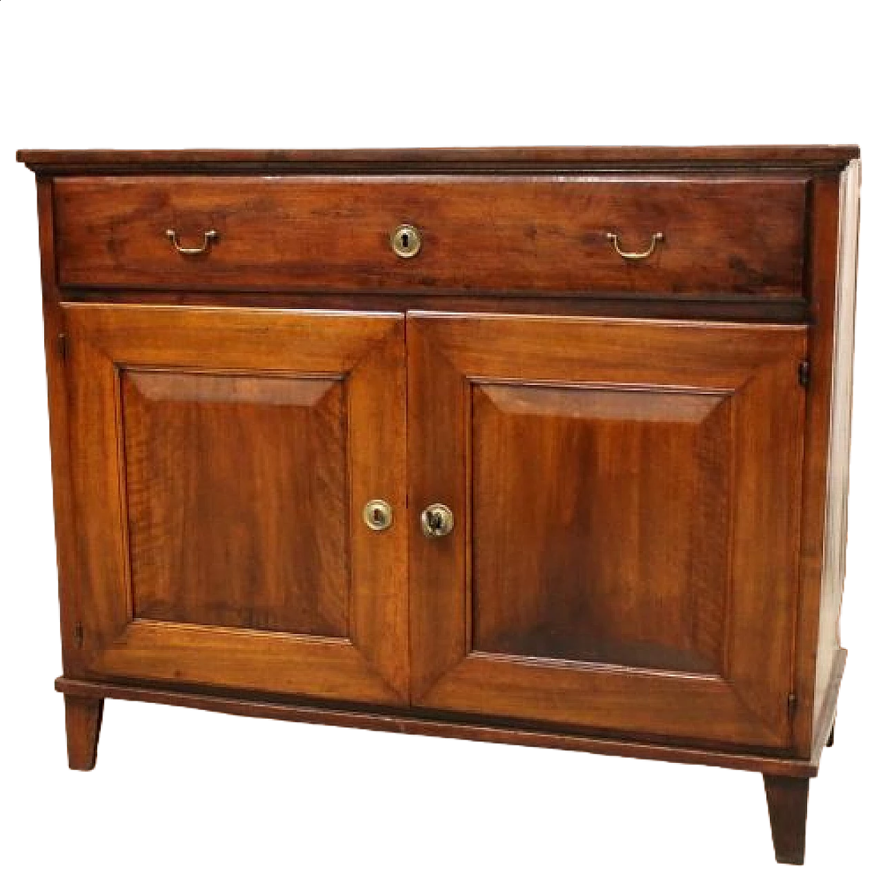 Emilia-Romagna Directoire solid walnut sideboard, late 18th century 11