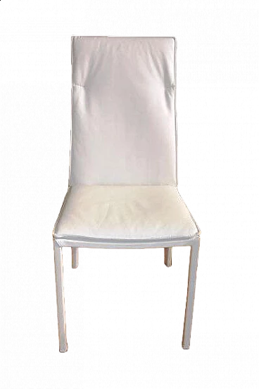 Sedie in cuoio e pelle di La Nuova Casa, anni 2000