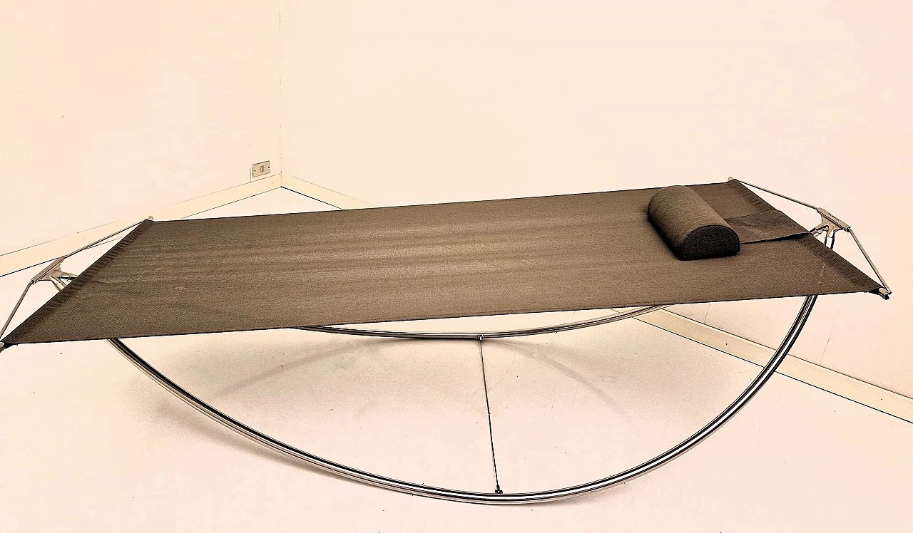 Steel and fabric e-Z hammock by Royal Botania, 1990s 1
