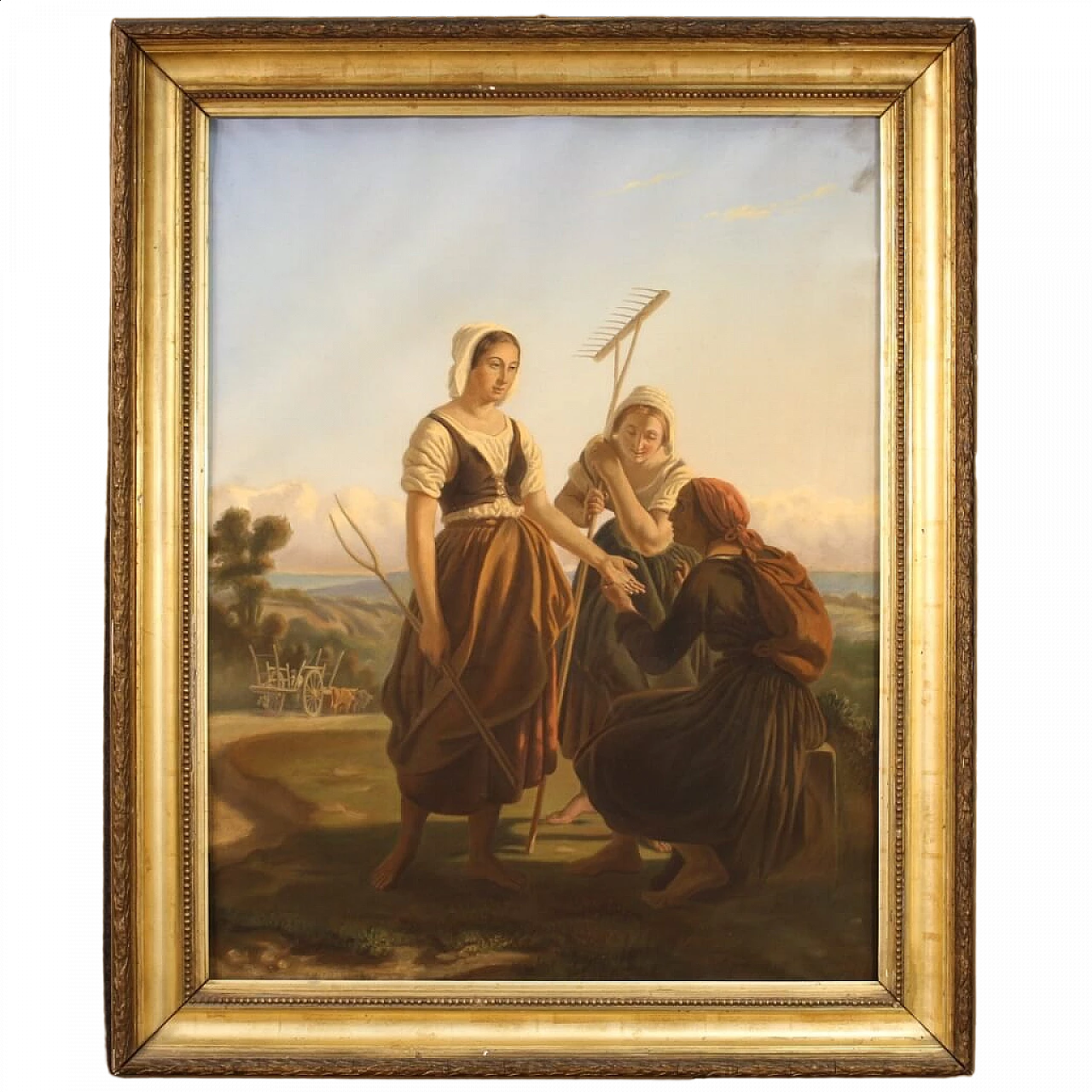 Lettura della mano, pastello su carta, fine '800 15