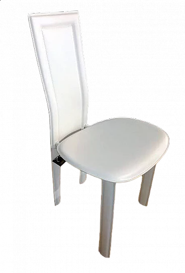White leather chair, 2000s