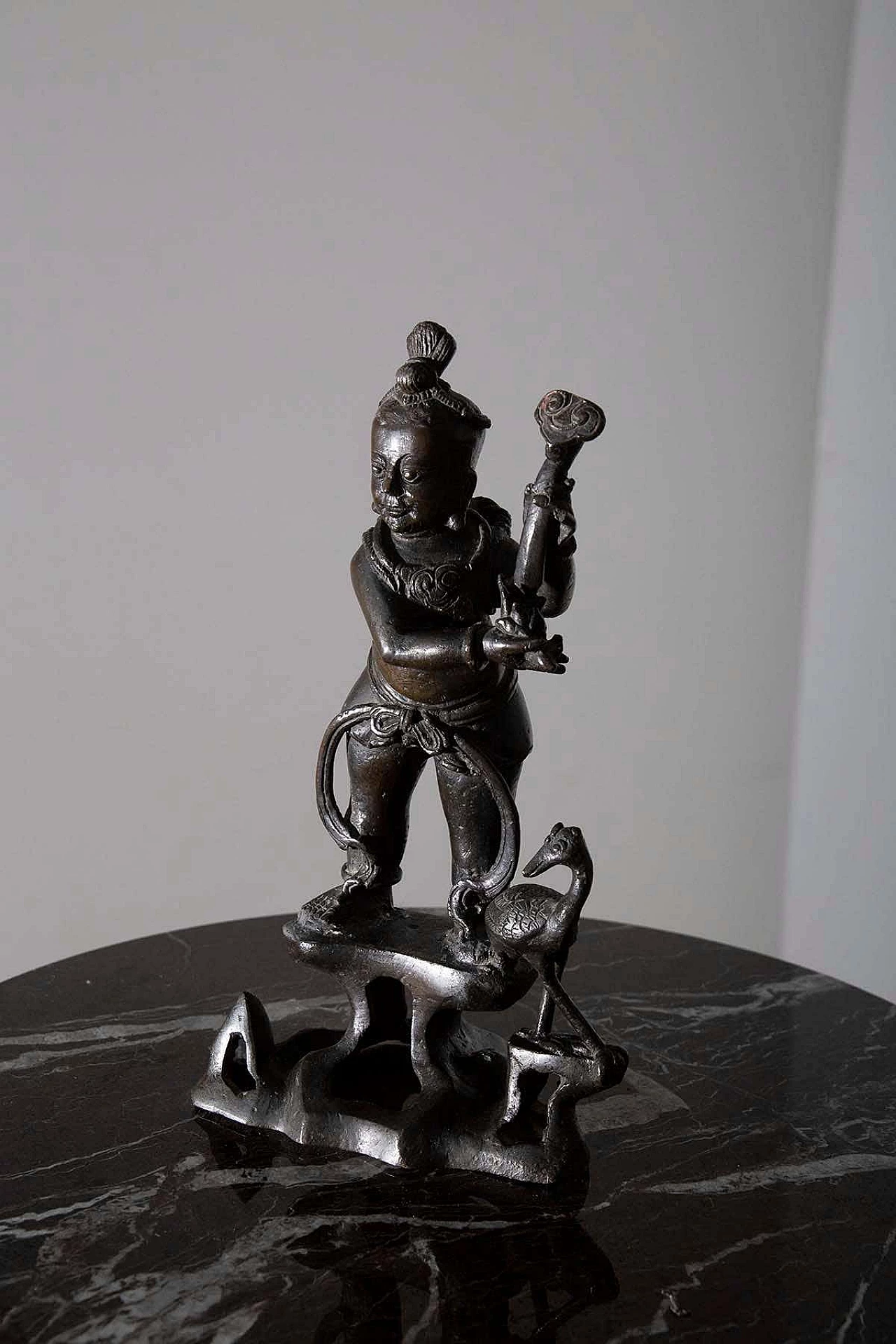 Chinese Taoist figure in bronze, 16th century 1