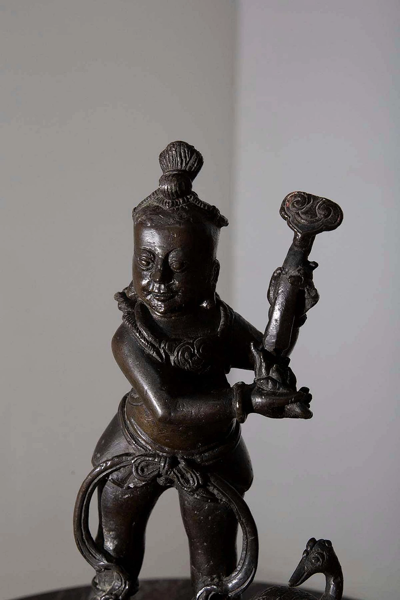 Chinese Taoist figure in bronze, 16th century 3