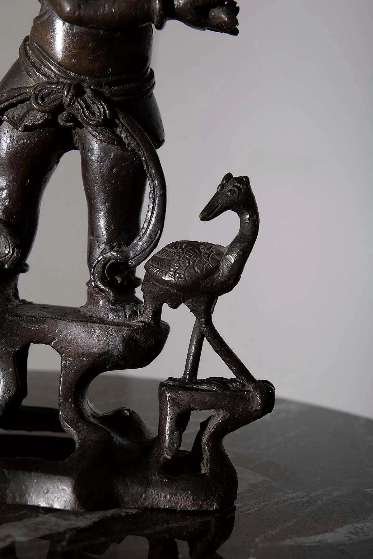 Figura taoista cinese in bronzo, dinastia Ming, '500 4