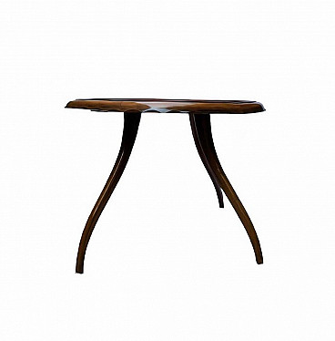 Wood coffee table by Osvaldo Borsani, 1940s