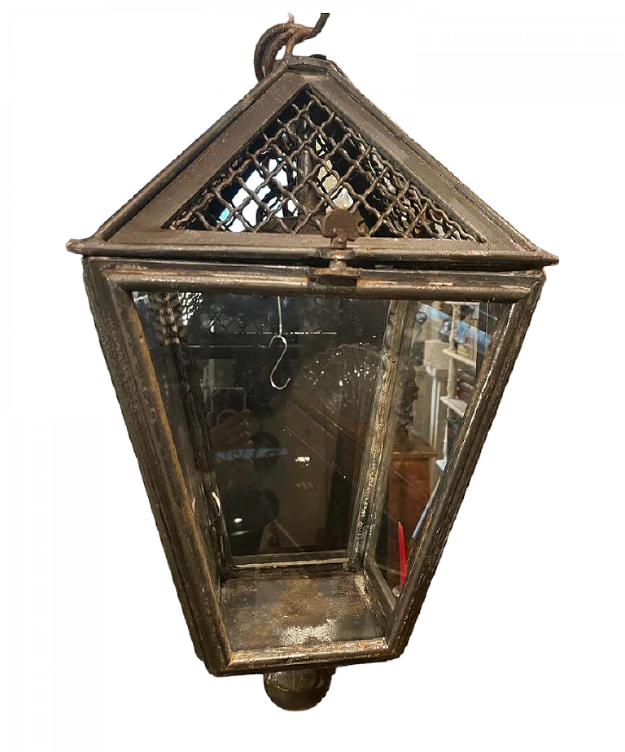 Iron hanging lantern 9