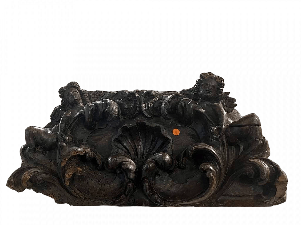 Wood overdoor with putti, early 17th century 6