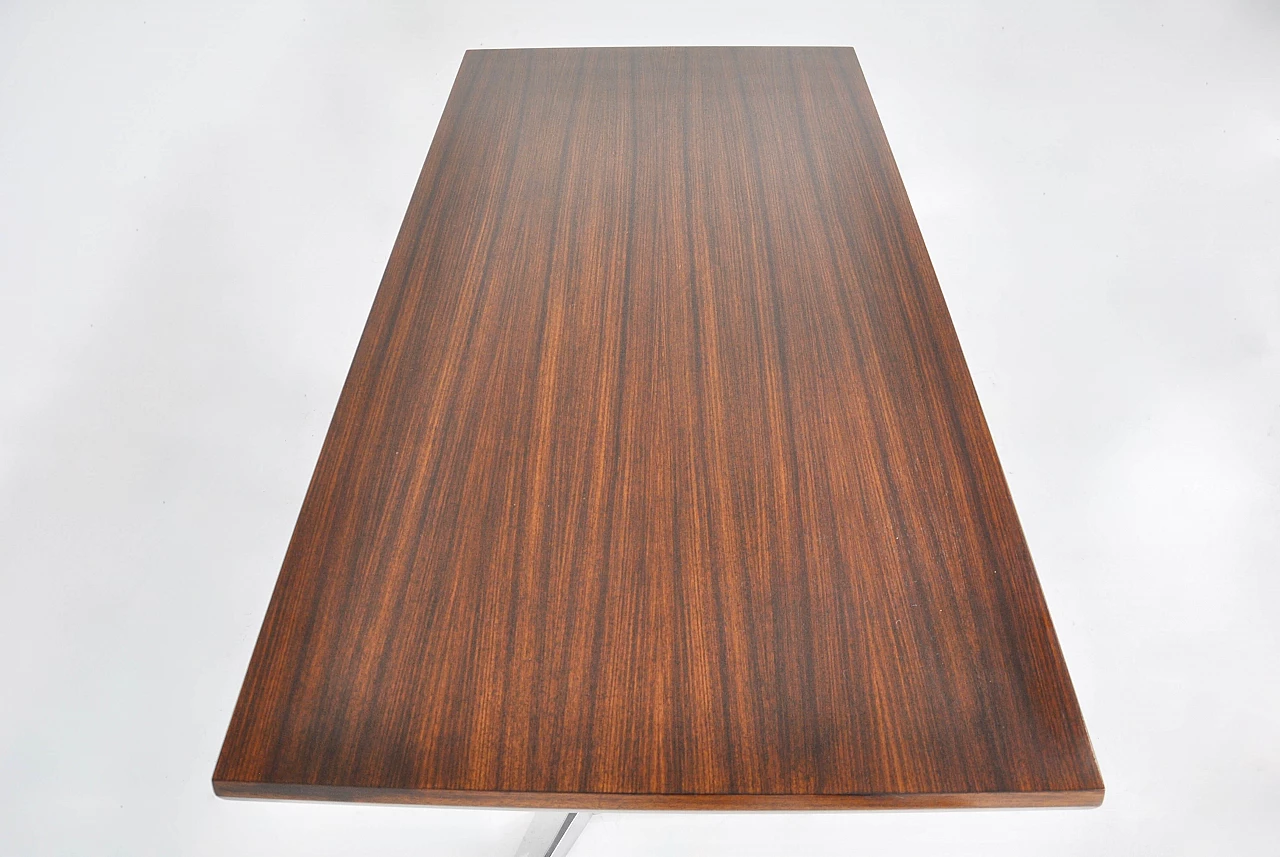 Wood and metal desk by Osvaldo Borsani for Tecno, 1960s 4