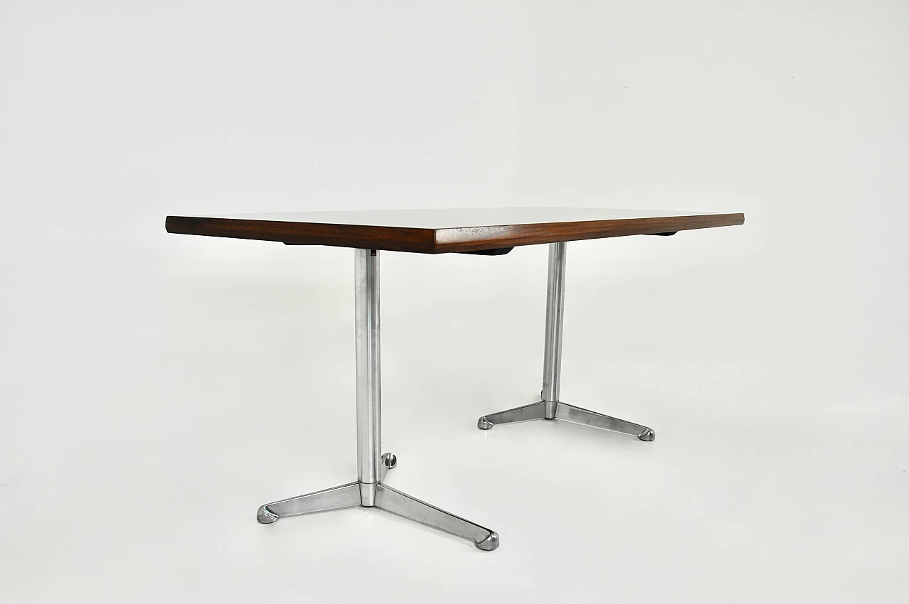 Wood and metal desk by Osvaldo Borsani for Tecno, 1960s 7
