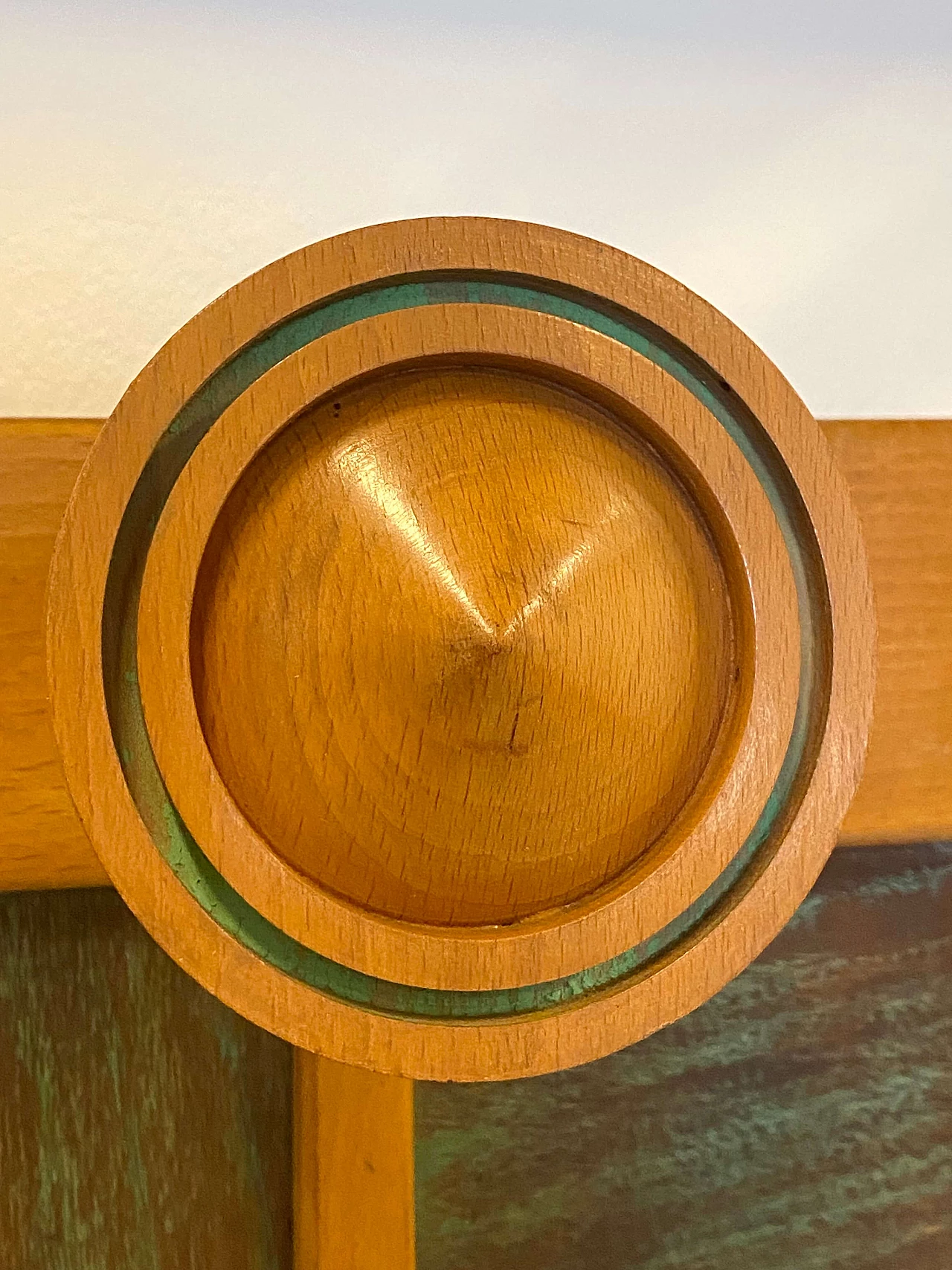 Art Deco wood coat rack with umbrella stand and hat rack, 1930s 6