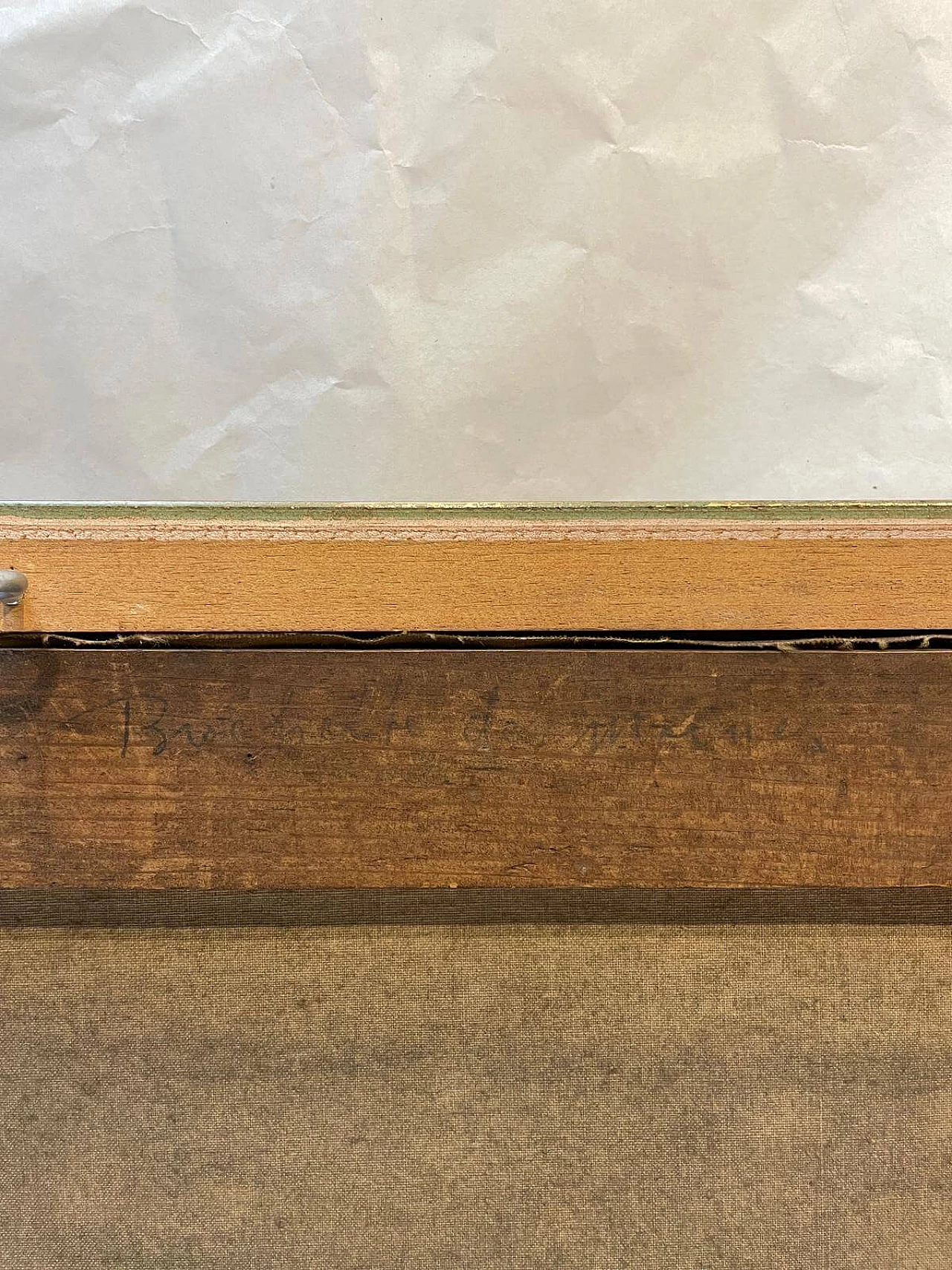 Personaggi clericali, olio su tela con cornice lignea, ‘800 5