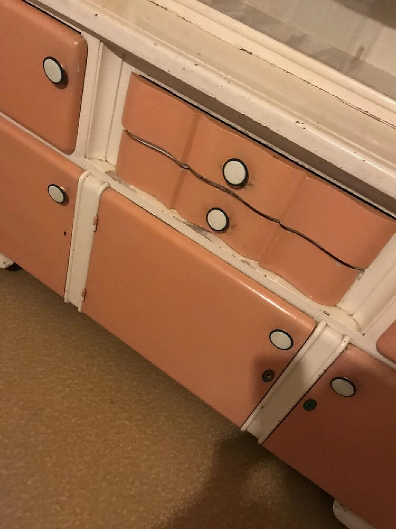 Buffet Art Déco ungherese in legno con vetrina, anni '30 7