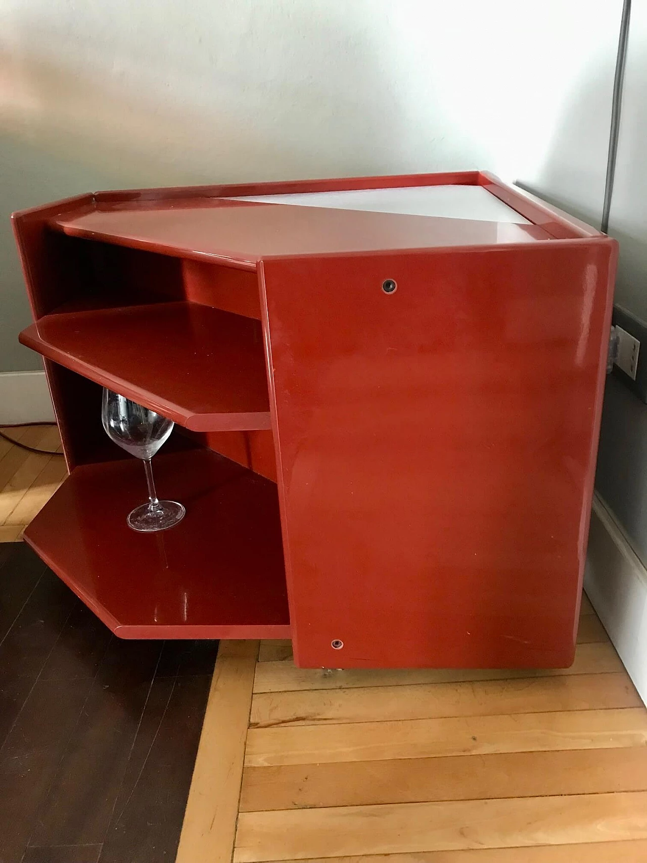 Rumo bar cabinet by Kazuhide Takahama for Simon Gavina, 1970s 6