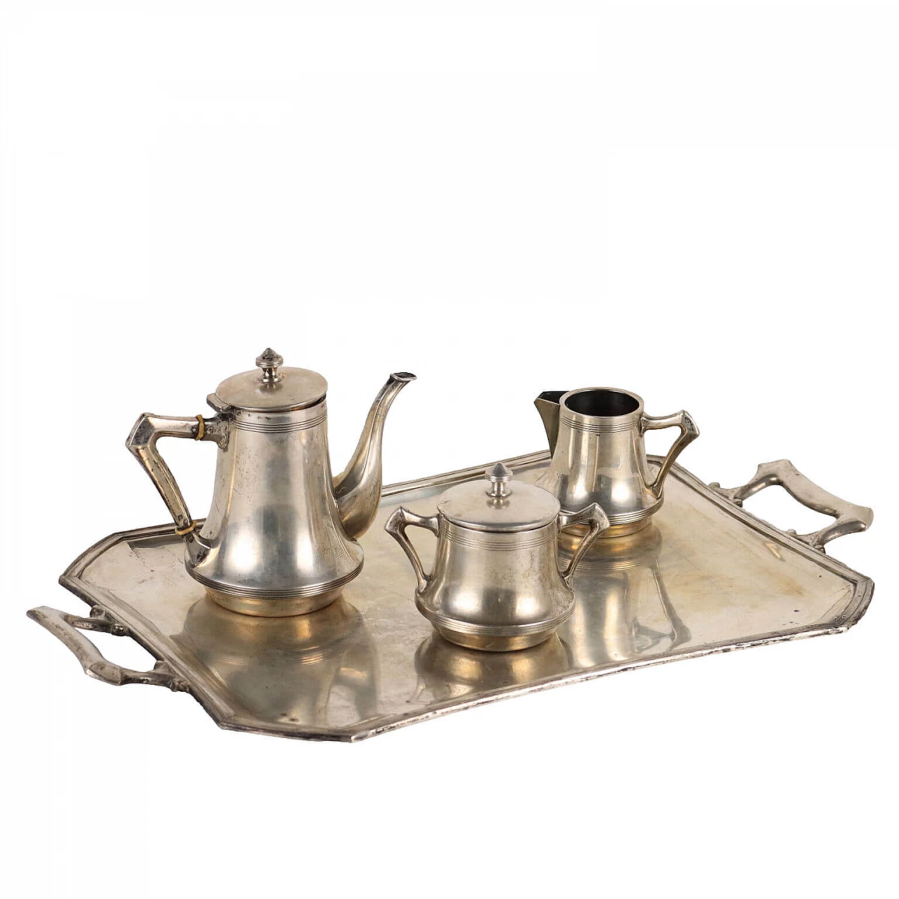 Silver coffee set, early 20th century 1