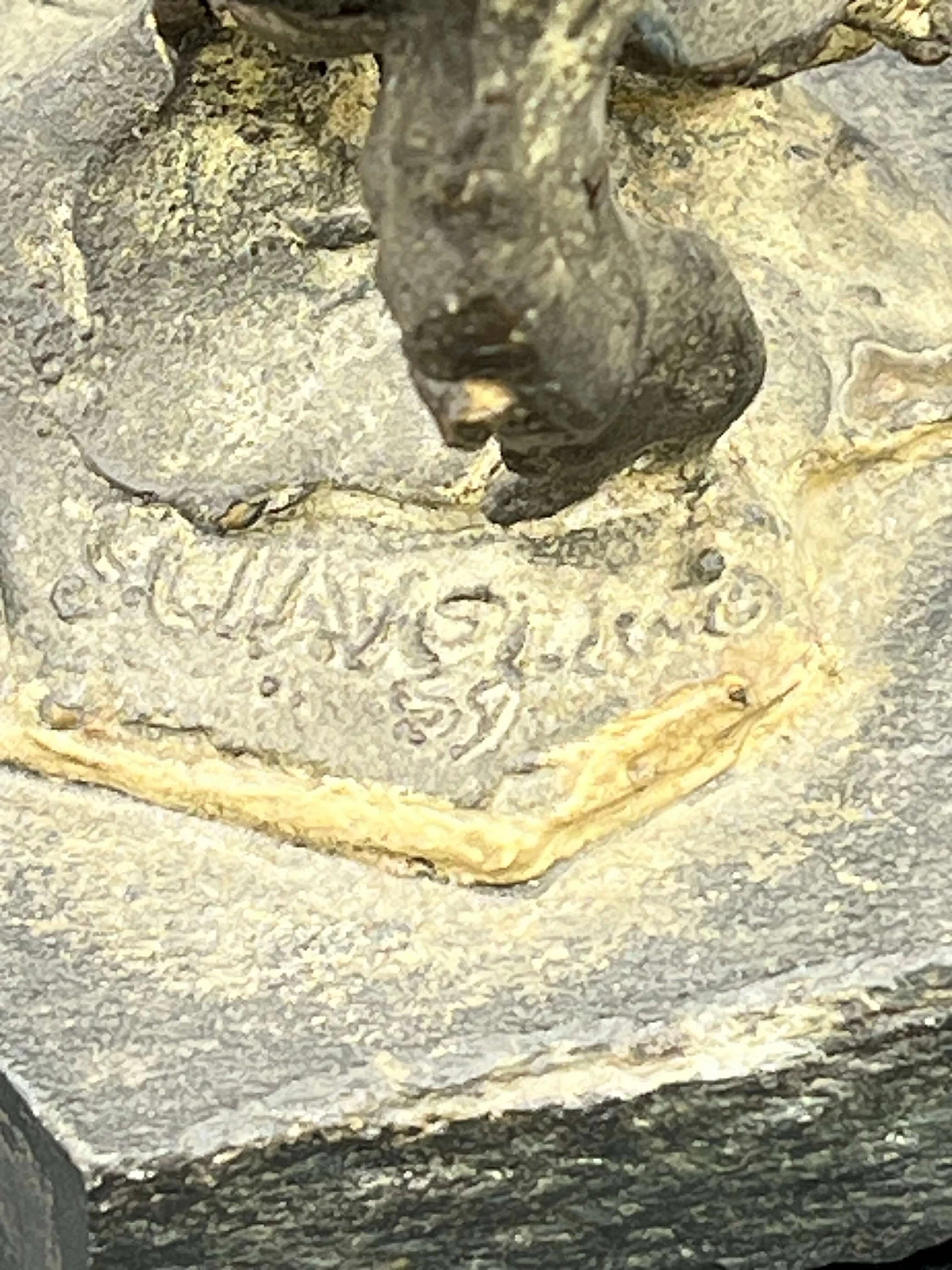 Enzo Sciavolino, Figure, scultura in bronzo a cera persa, 1959 3