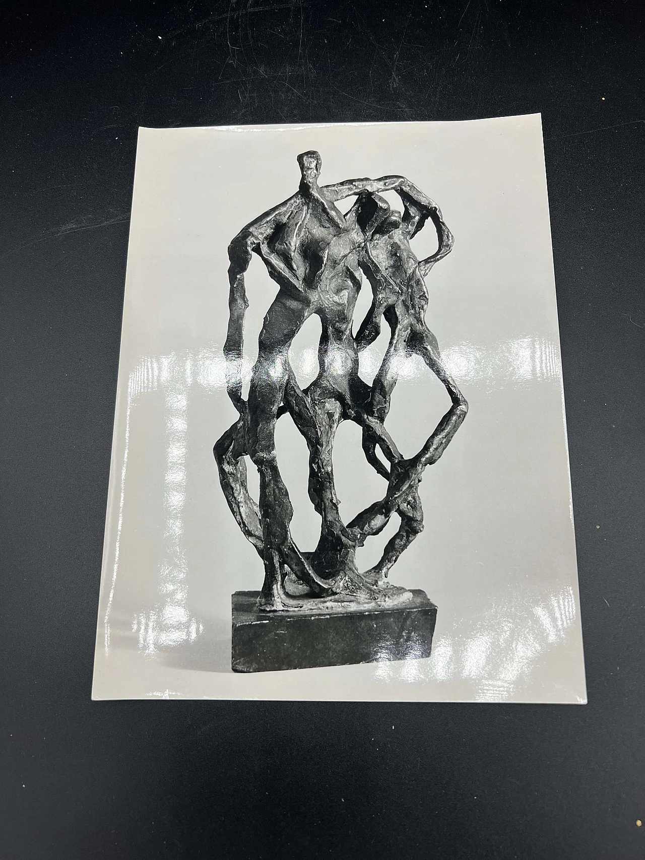 Enzo Sciavolino, Figure, scultura in bronzo a cera persa, 1959 6