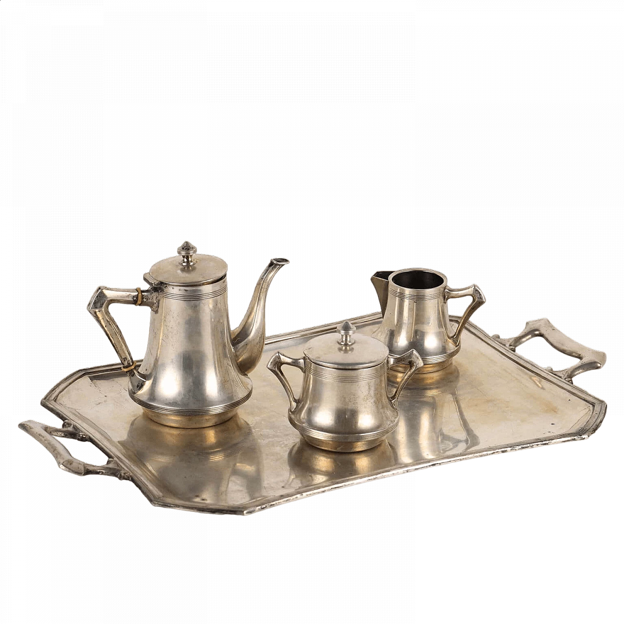 Silver coffee set, early 20th century 11