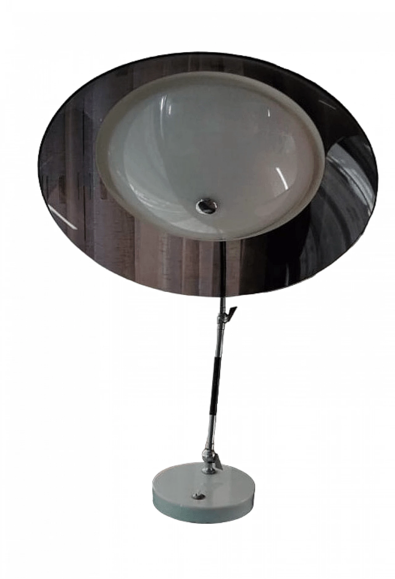Orleans table lamp with Carrara marble base by Stilux Milano, 1950s 1
