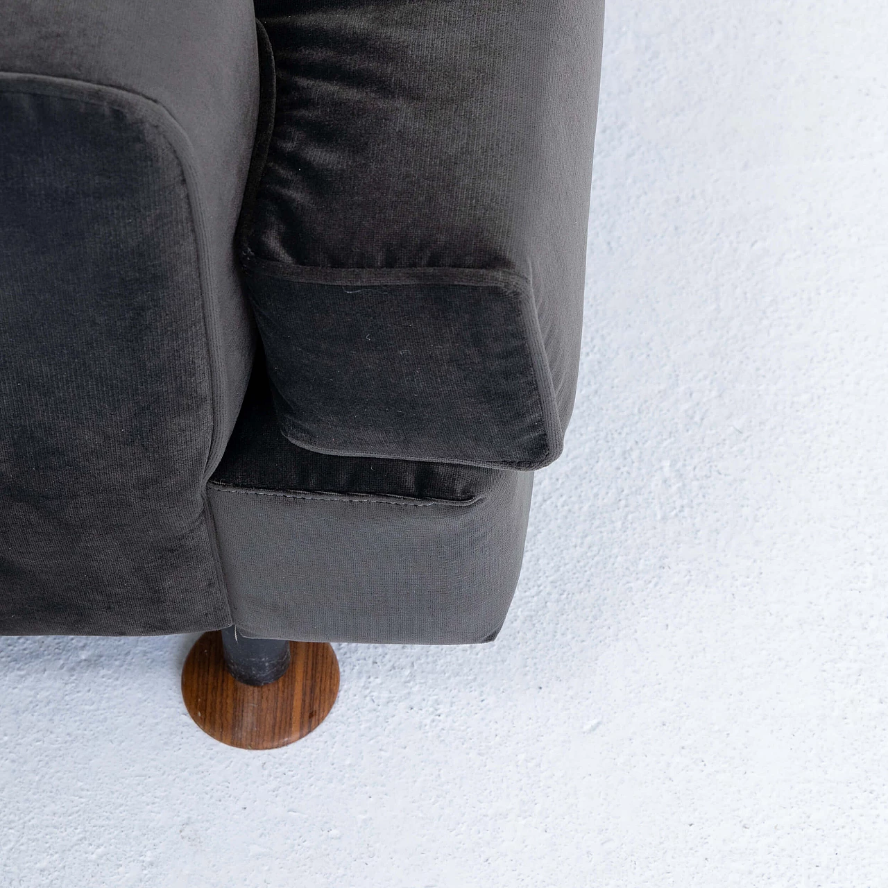 Coppia di poltrone Square in velluto di Marco Zanuso per Arflex, anni '60 5