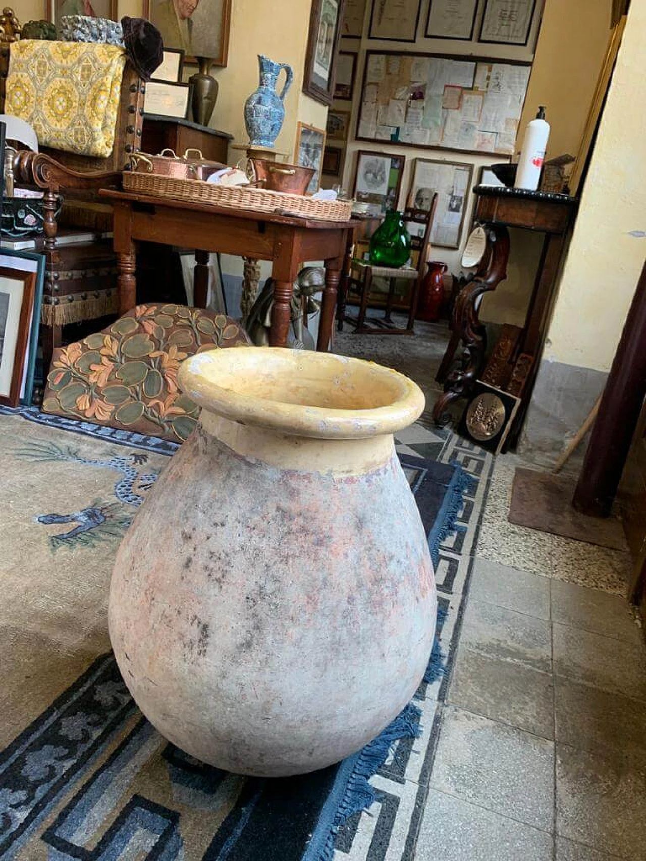 Giara in terracotta smaltata, '800 1